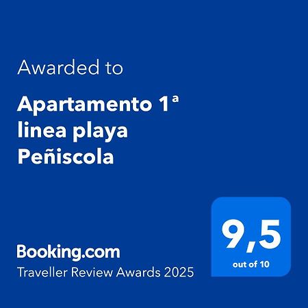 Apartamento 1ª Linea Playa Peñíscola المظهر الخارجي الصورة
