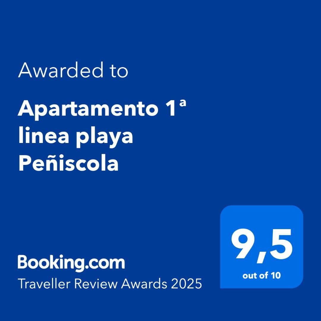 Apartamento 1ª Linea Playa Peñíscola المظهر الخارجي الصورة